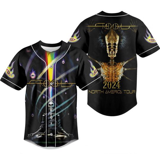Discover Tool Band 2024 Tour Baseball Jersey, Tool In Concert Print Shirts