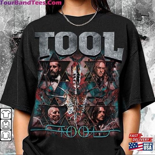 Discover Tool Band In Concert 90S Vintage T-Shirt