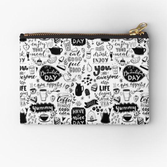 Discover Newspaper Makeup Bag