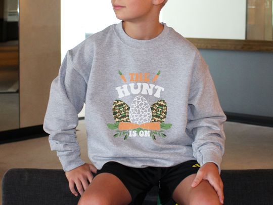 Discover Easter Crewneck Sweatshirt, Gifts for Boys, Boy Easter Crewneck