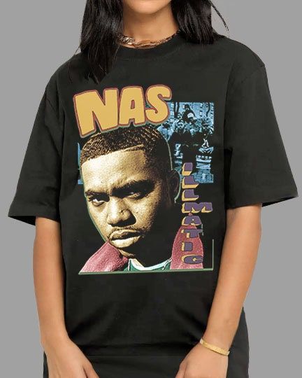 Discover Vintage Nas Illmatic Tshirt, Nas Graphic T-Shirt