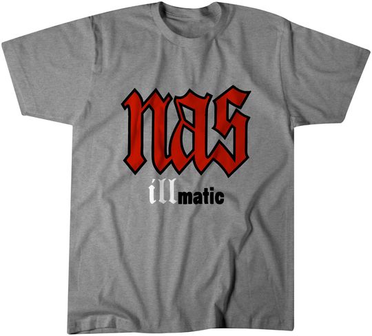 Discover Nas Illmatic Promo T-Shirt - Classic Hip-Hop