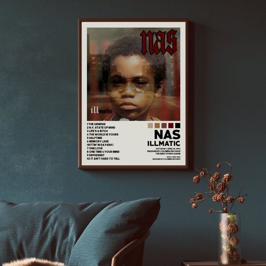 Discover Nas - Illmatic - Album Poster