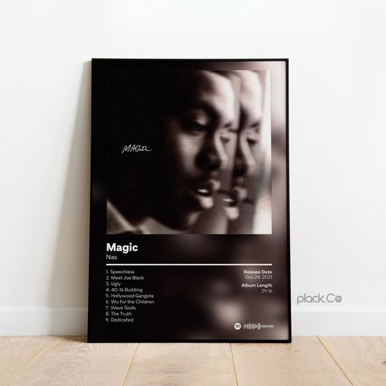 Discover Nas - Magic - Custom Album Poster - Nas Poster