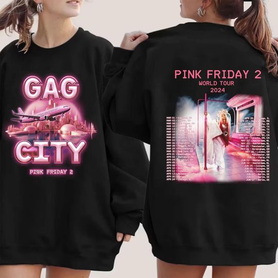 Discover Nicki Minaj Pink Friday 2 Tour Shirt Collection