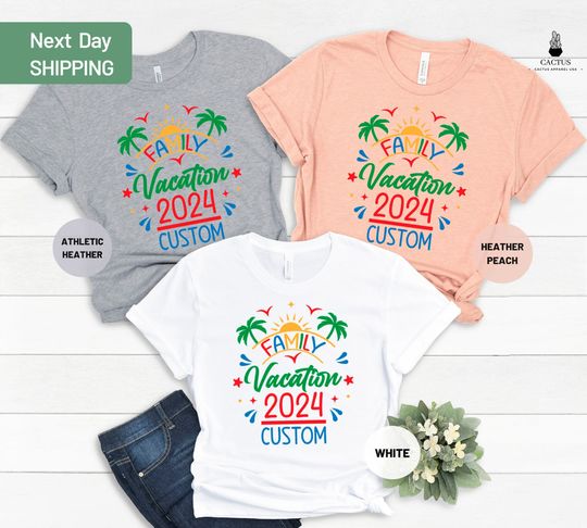 Discover Custom Family Vacation 2024 Making Memories Together Shirt