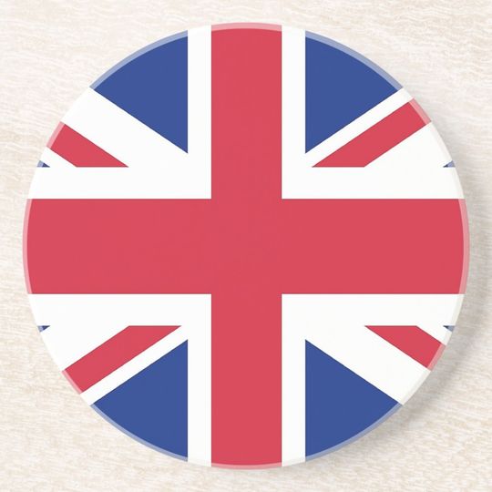 Discover United Kingdom Flag Coaster, Patriotic Coaster