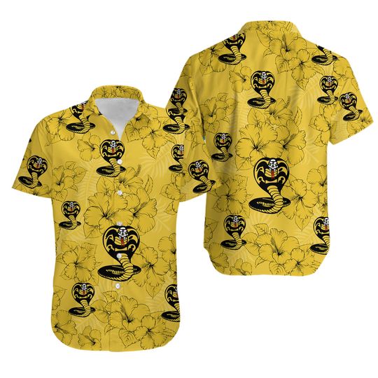 Discover Cobra Kai Snake Hawaiian Shirt