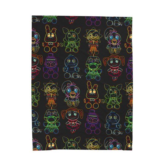 Discover FNAF Five Nights at Freddy's Blanket