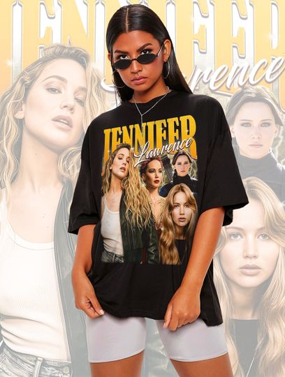 Discover Jennifer Lawrence Vintage T-Shirt - Fan Apparel