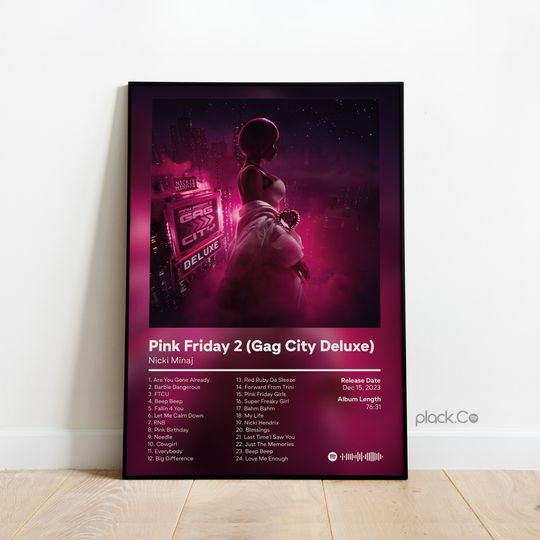 Discover Nicki Minaj - Pink Friday 2 Gag City Deluxe Poster