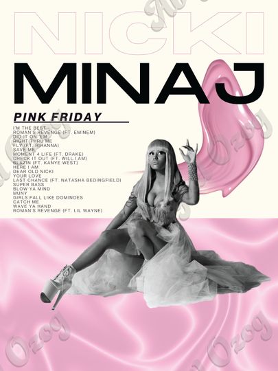 Discover Nicki Minaj Printable PDF Digital Poster