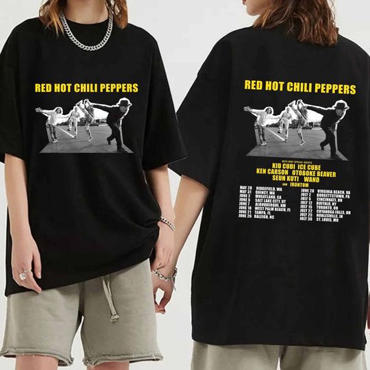 Discover Red Not Chili Peppers Tour 2024 Shirt