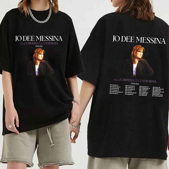 Discover Jo Dee Messina 2024 Tour Heads Carolina Tails California Shirt