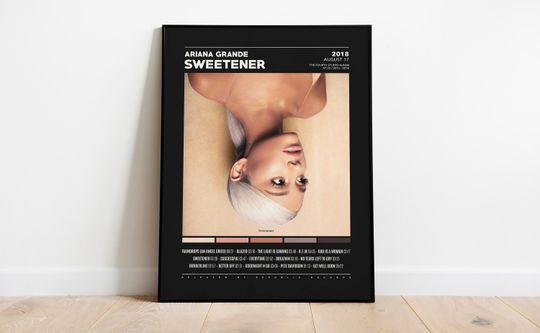 Discover Ariana Posters / Sweetener Poster / Album Cover Poster