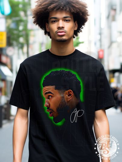 Discover Jayson Tatum 90s Bootleg Style Big Head Rap T Shirt