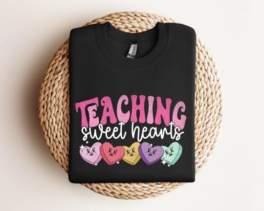 Discover Valentines Day Teacher Sweatshirt, Teaching Sweethearts Teacher Shirts