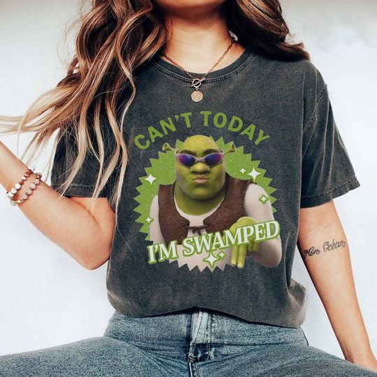 Discover Vintage Can't Today I'm Swamped  Shirt, Fiona Princess Shirt