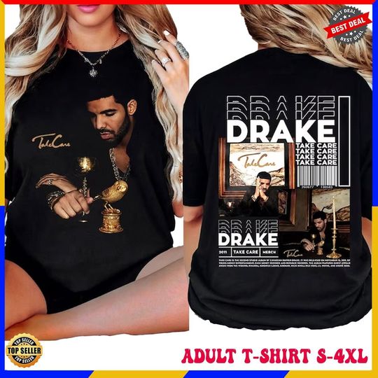 Discover Vintage Drake Rapper Take Care T-Shirt
