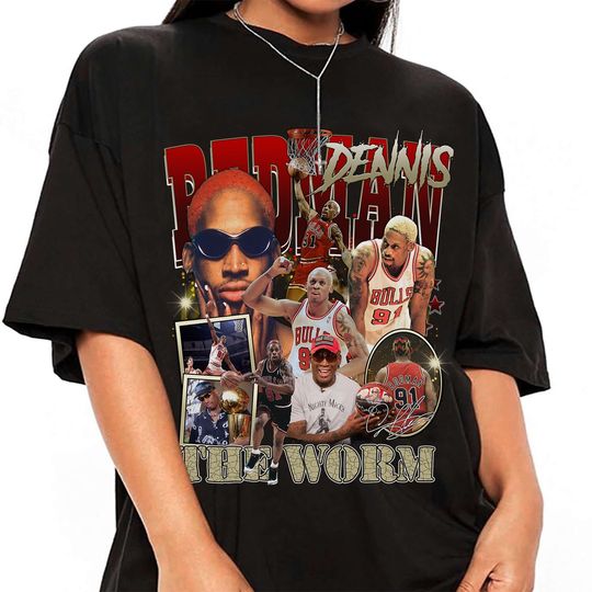 Discover Vintage Dennis Rodman Basketball Shirt, Basketball Christmas Shirt