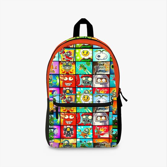 Discover Colorful pattern Plants vs Zombies 3 Backpacks