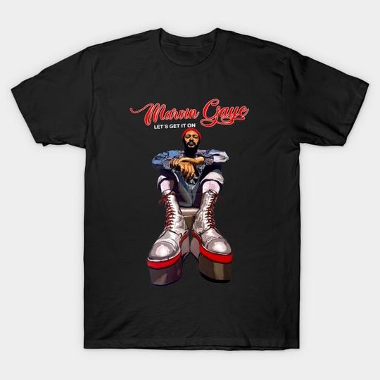 Discover Marvin Gaye Shirt, 1973 Vintage Marvin Gaye T-Shirt