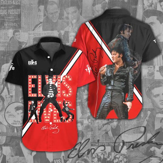 Discover The King Elvis Presley Hawaiian Shirt, Elvis Presley Hawaiian