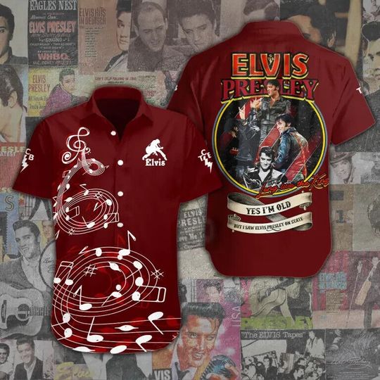 Discover TCB Elvis Presley Hawaiian Shirt, King Of Rock And Roll Hawaiian