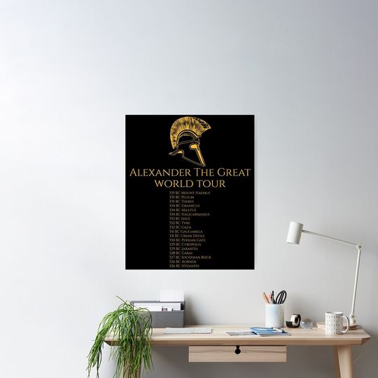 Discover Alexander The Great World Tour Poster