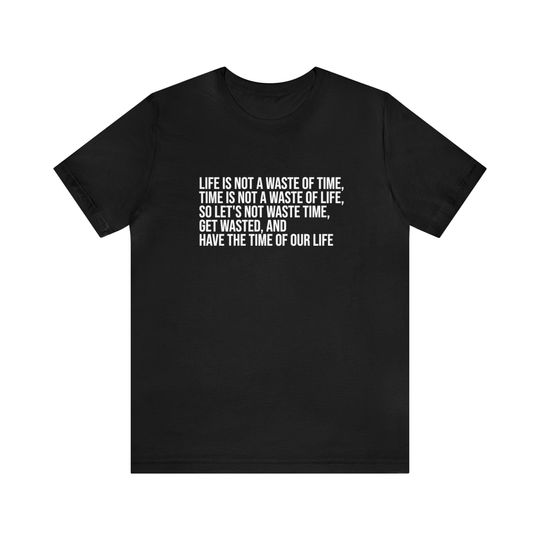 Discover Life is not a waste of time Pitbull T shirt Funny Quote
