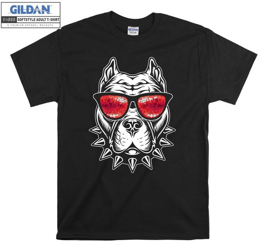 Discover Pitbull Dog Party Glasses Dog Pet T-shirt