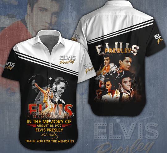 Discover Elvis Presley Hawaiian Shirt, The King Of Rock And Roll Hawaiian