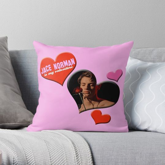 Discover Jace Norman is my Valentine Throw Pillow
