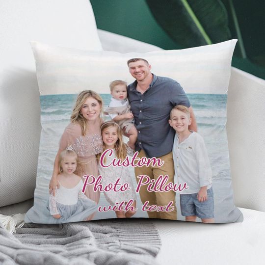 Discover Custom Photo Pillow Cover, Personalized Throw Pillows