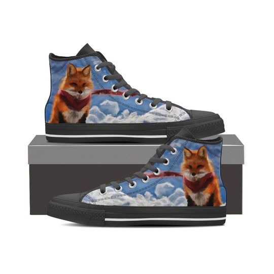 Discover Fox Shoes Animal lover Men's High Top Sneakers
