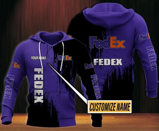 Discover Personalized FedEx Hoodie, FedEx Ground 3D Printed Hoodie