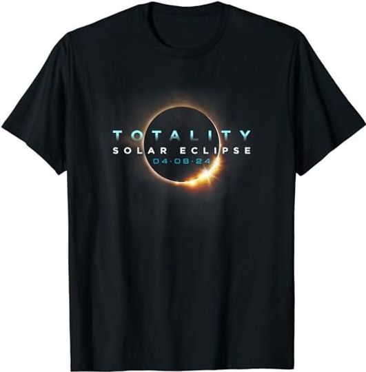 Discover Astronomy Lovers! Total Solar Eclipse 2024 Totality 04.08.24 T-Shirt