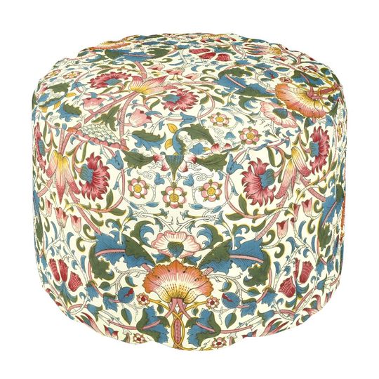 Discover Vintage Botanical Morris Design Ottoman