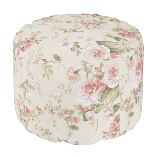 Discover Shabby Chic Collage Series Design 15  Pouf