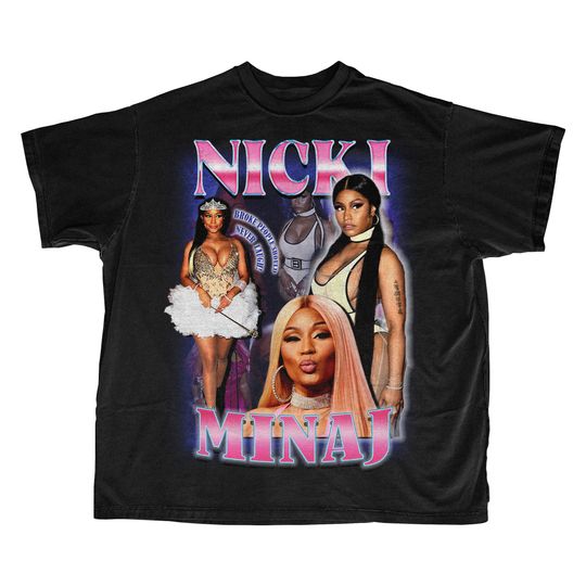 Discover Nicki Minaj "Broke People Should Never Laugh" Graphic T-Shirt