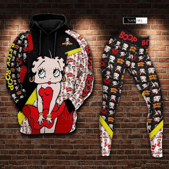 Discover Betty Boop Hoodie Leggings Set