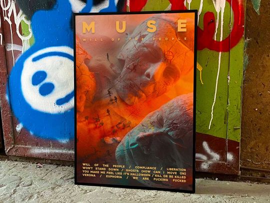 Discover Muse "Will Of The People" Album Cover Poster