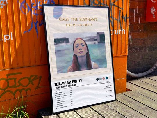Discover Cage The Elemphant "Tell Me I"m Pretty" Album Cover Poster