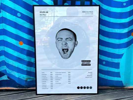 Discover macmiller "The Divine Feminine" Album Cover Poster