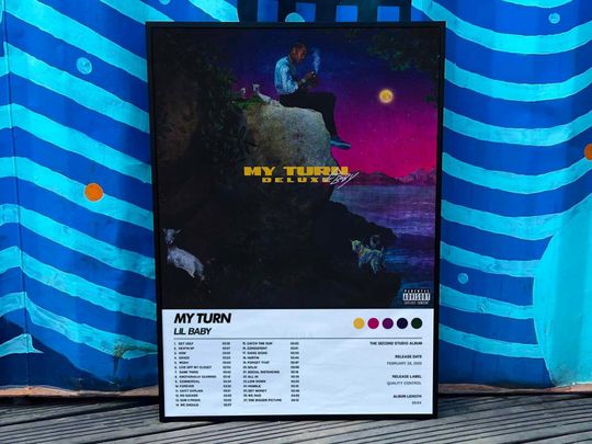 Discover Lil Baby "My Turn" Album Cover Poster
