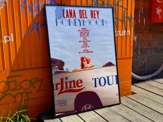 Discover Lana Del Rey "Honeymoon" Album Cover Poster