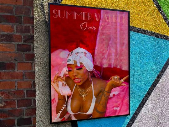 Discover Summer Walker "Over It" Album Cover Poster