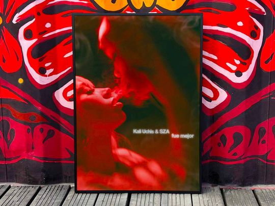 Discover Kali Uchis SZA "Fue Mejor" Album Cover Poster