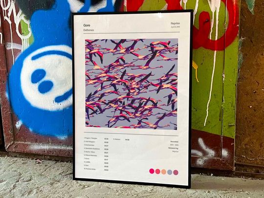 Discover Deftone "Gore" Album Cover Poster