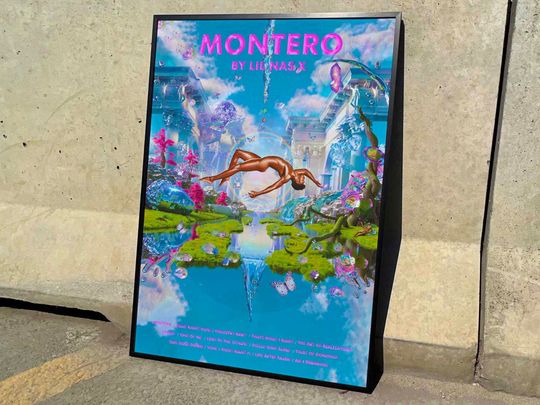 Discover Lil Nas X "Montero" Album Cover Poster